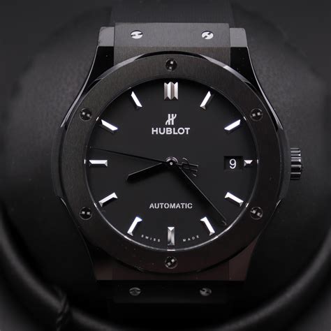 hublot classic fusion black magic singapore|Hublot classic fusion black dial.